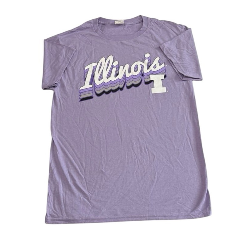 Illinois Illini Purple T-Shirt Size‎ Small NWOT